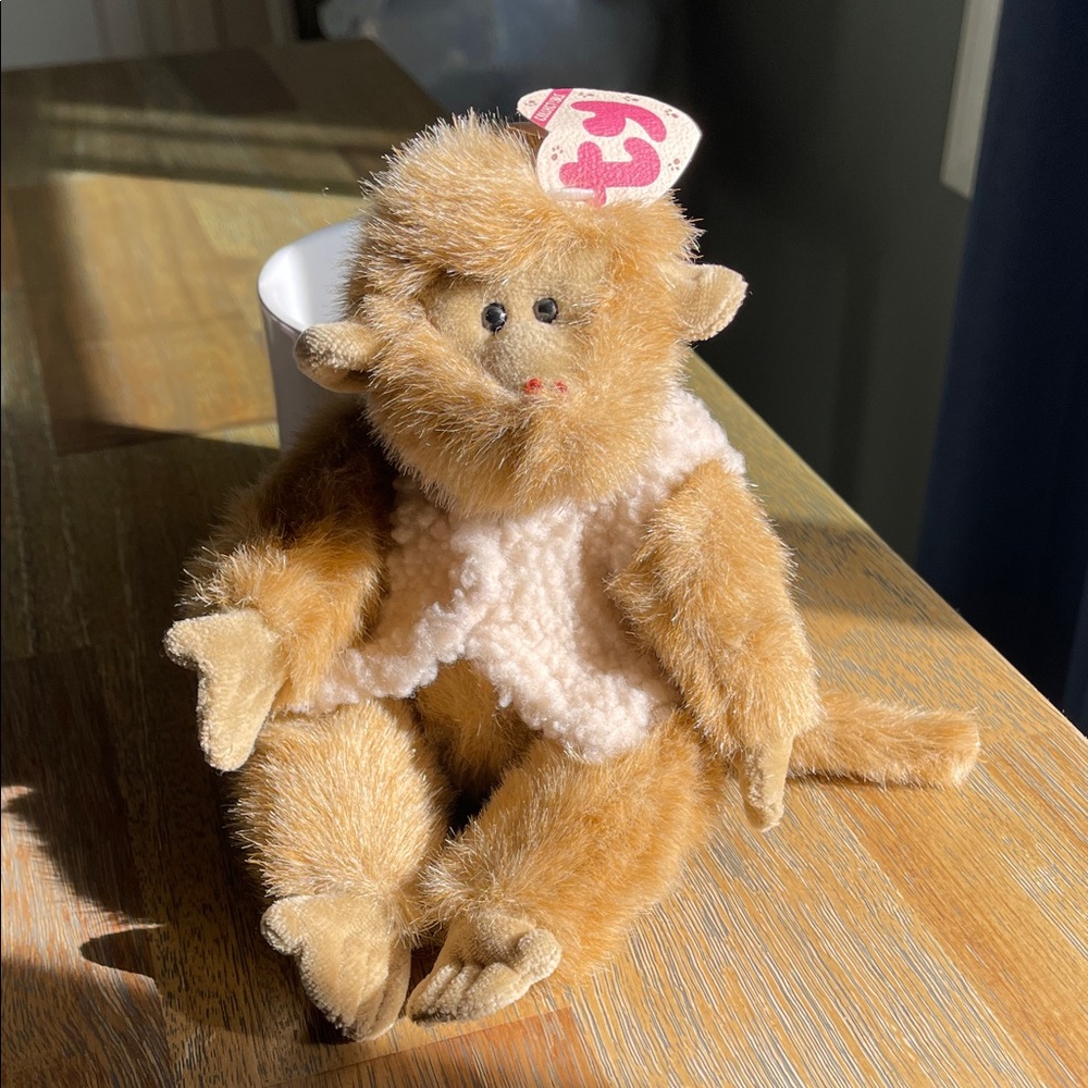 Collectible TY Morgan Monkey Beanie Baby